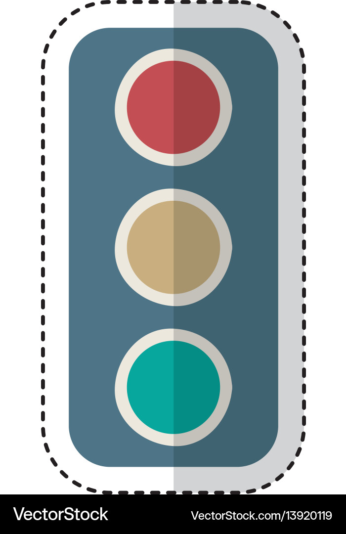 Traffic light semaphore icon Traffic light semaphore icon vector image