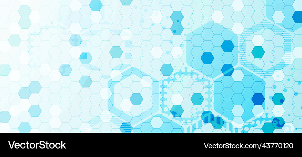 Abstract hexagon background for design works Abstract hexagon background for design works vector image