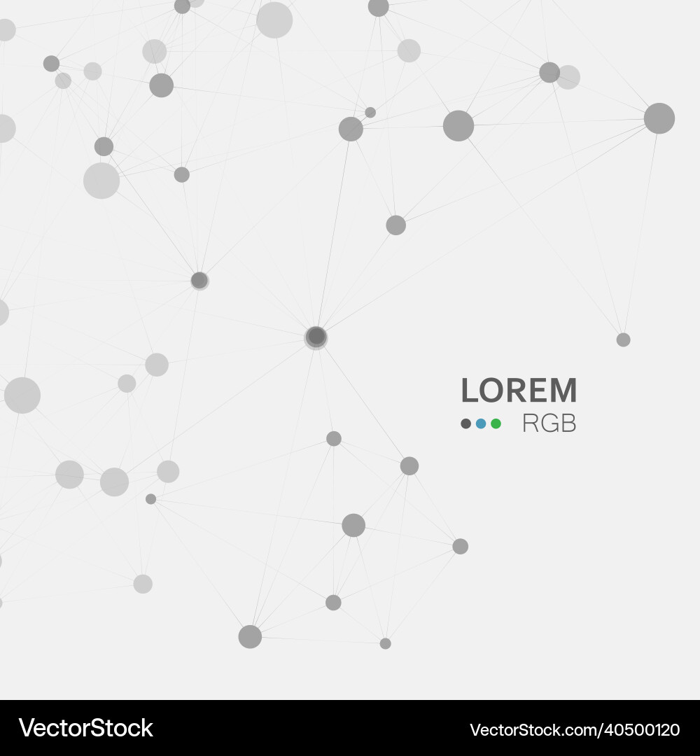 Abstract science background with connecting dots Abstract science background with connecting dots vector image
