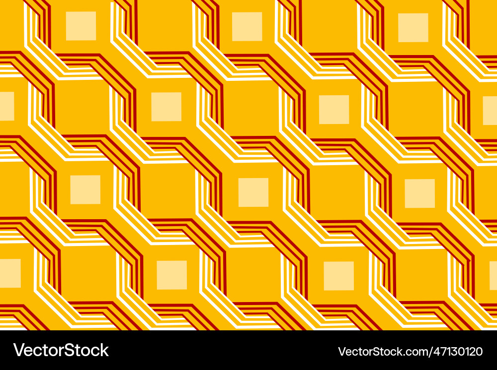 Geometric Square Pattern vector image