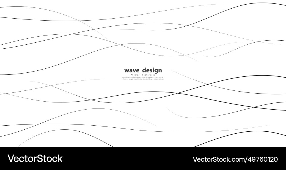 Hand drawn lines abstract pattern wave simple Hand drawn lines abstract pattern wave simple vector image