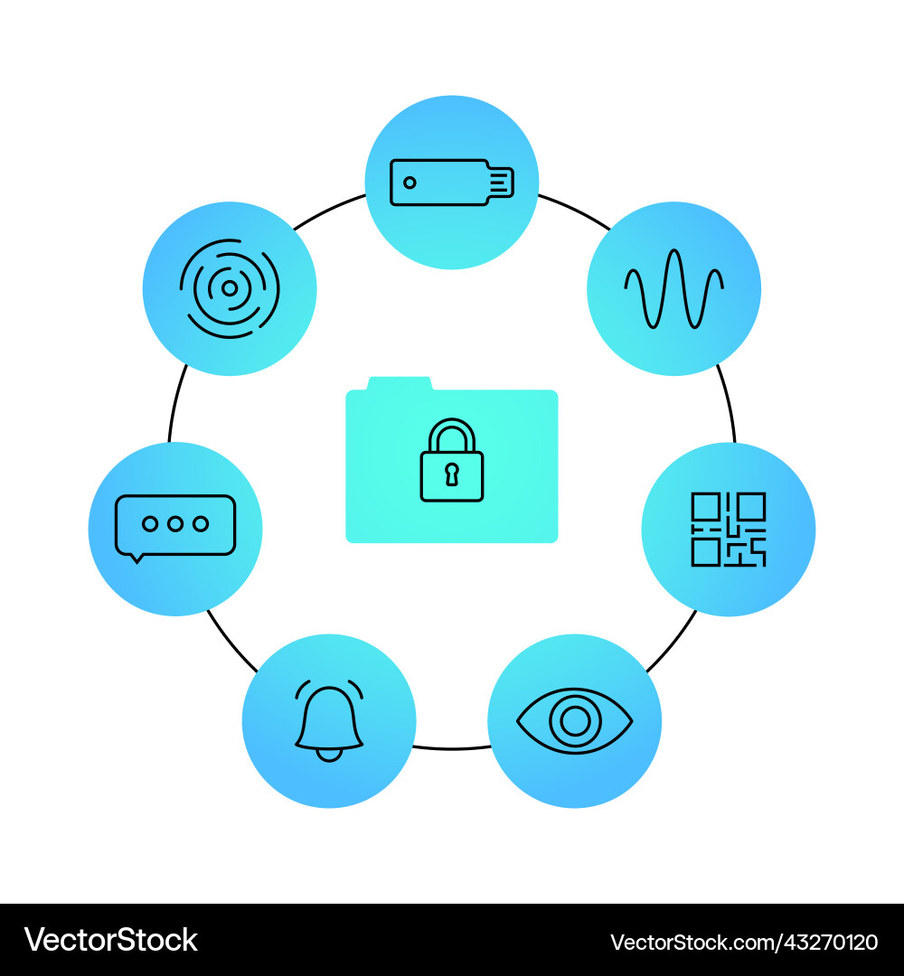 Two factor authentication Two factor authentication vector image