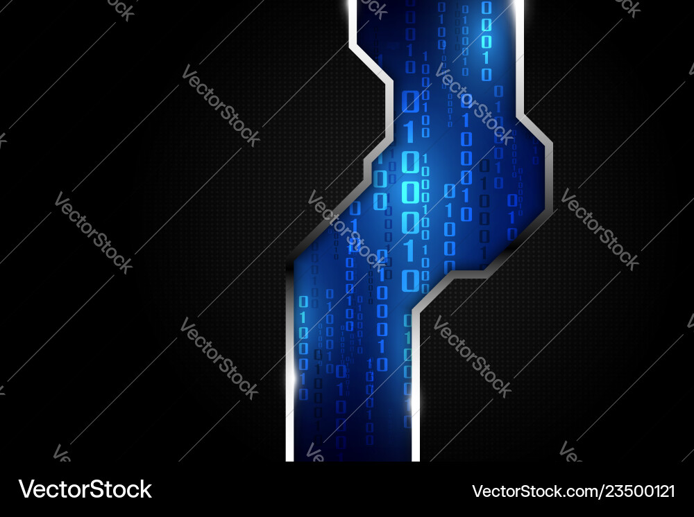 Abstract technology security data network system Vector Image