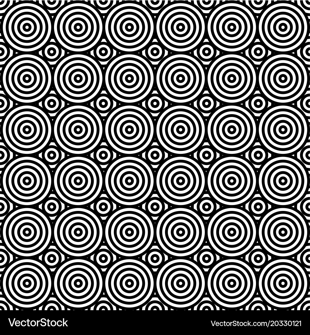 Black and white abstract seamless pattern Vector Image