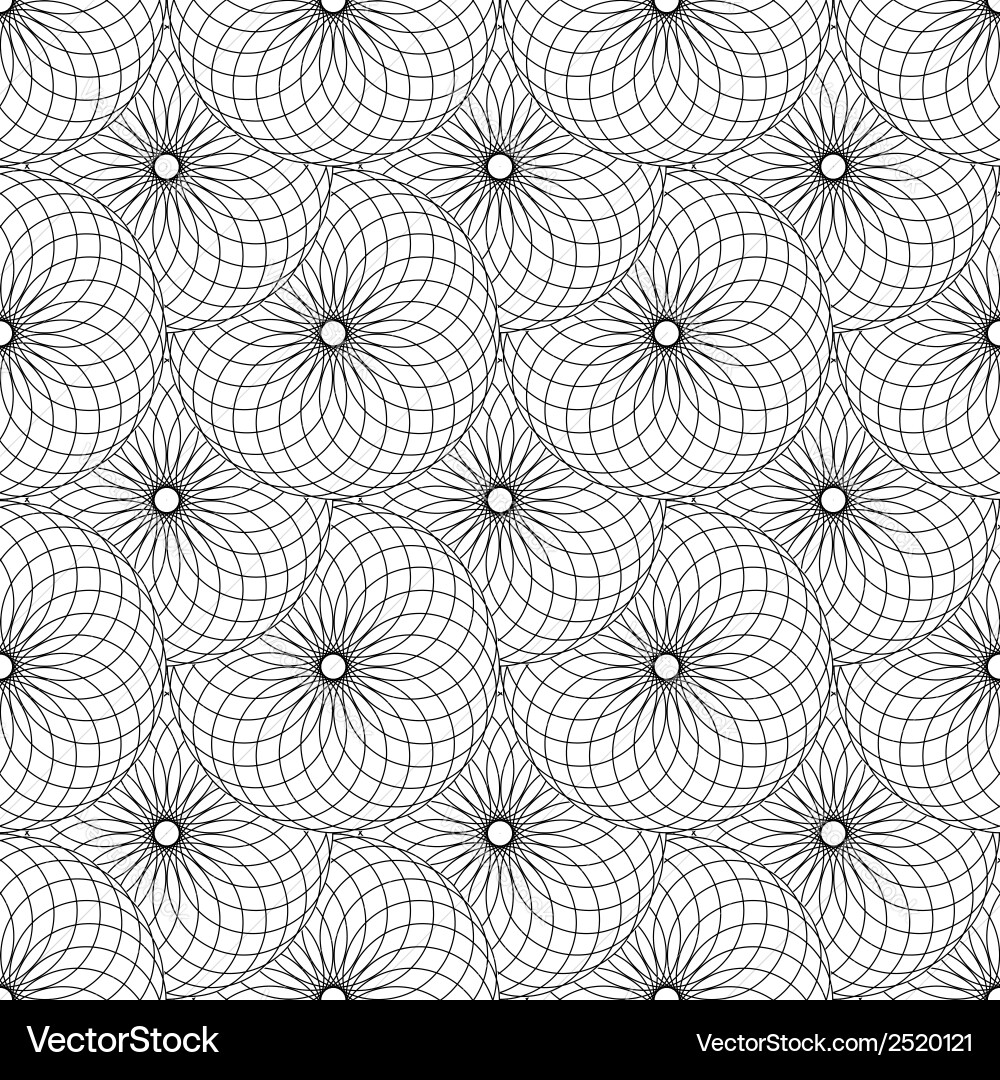 Circular Geometric Pattern vector image