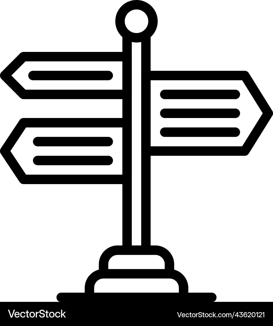 Signboard icon location map and navigation vector image