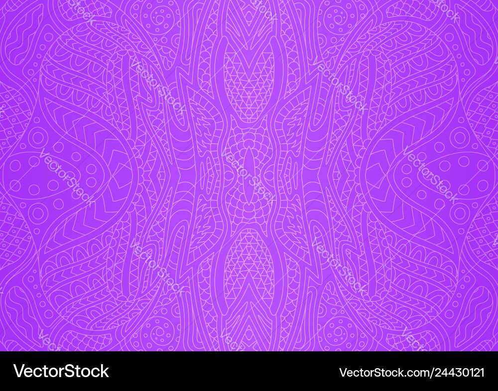 Violet line art with beautiful abstract pattern Violet line art with beautiful abstract pattern vector image