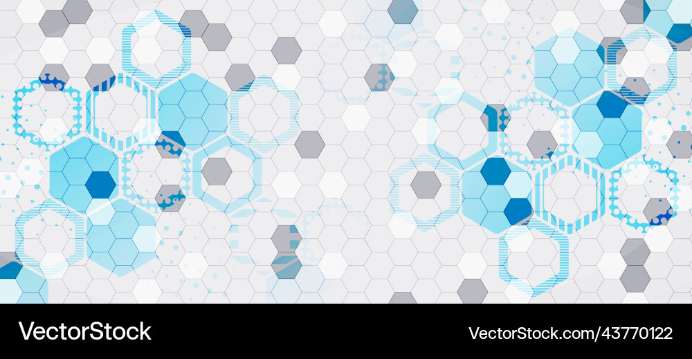 Abstract hexagon background for design works Abstract hexagon background for design works vector image