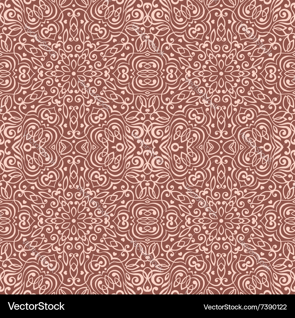 Seamless background with abstract ethnic pattern Vector Image