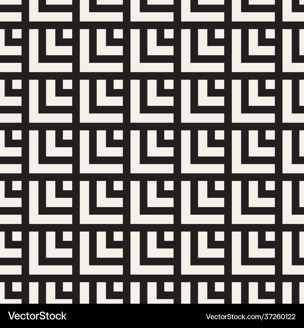 Seamless lines mosaic pattern modern Seamless lines mosaic pattern modern vector image