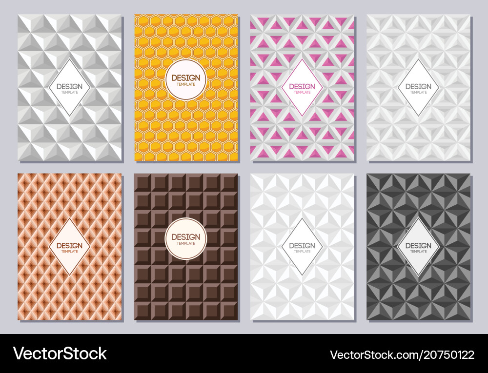 Set of flyers posters banners placards brochure Set of flyers posters banners placards brochure vector image