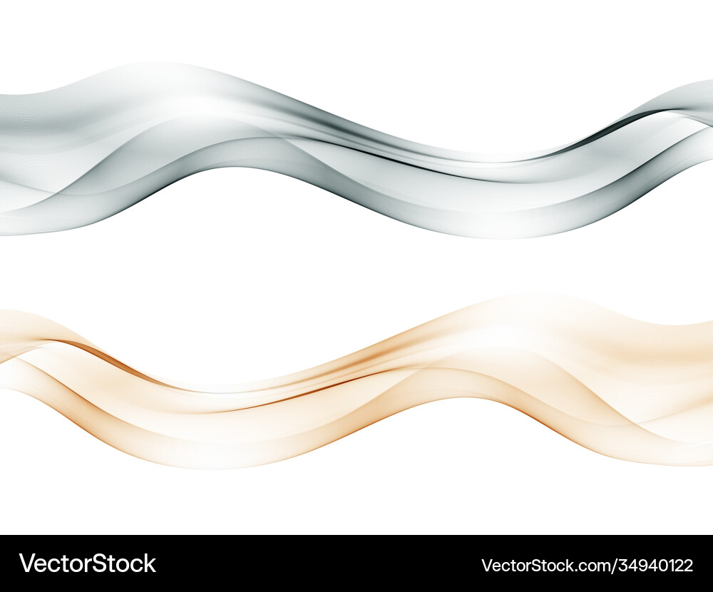 Set wavy banners wave flow abstract Set wavy banners wave flow abstract vector image