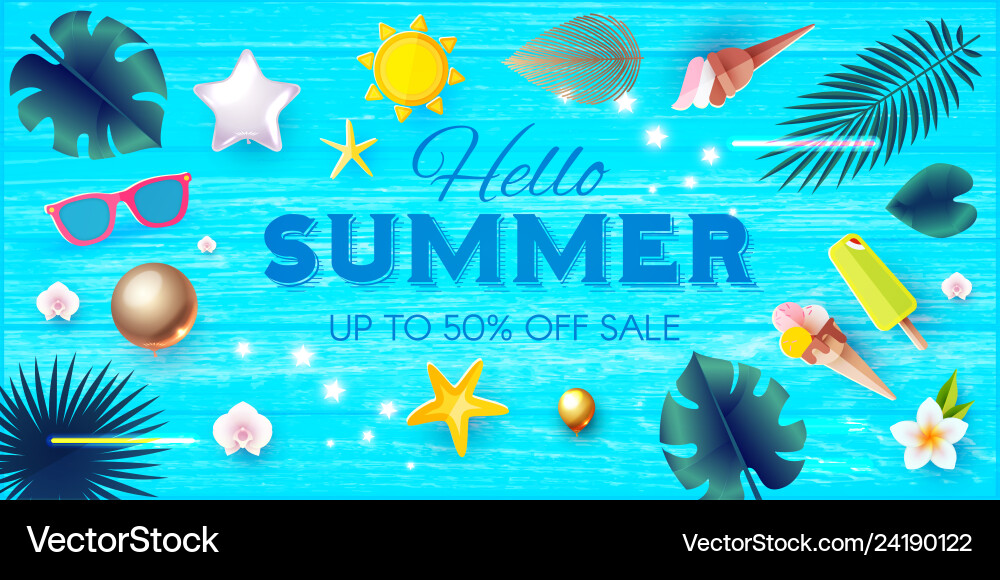 Sommer Verkauf tropischer Hintergrund mit Blättern Sommer Verkauf tropischer Hintergrund mit Blättern vektorbild