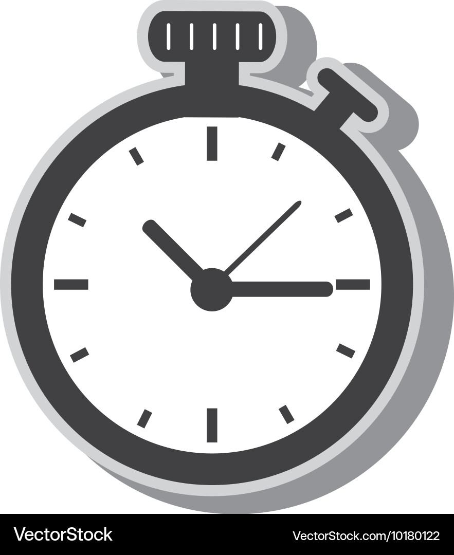 Timer clock time icon Vector Image