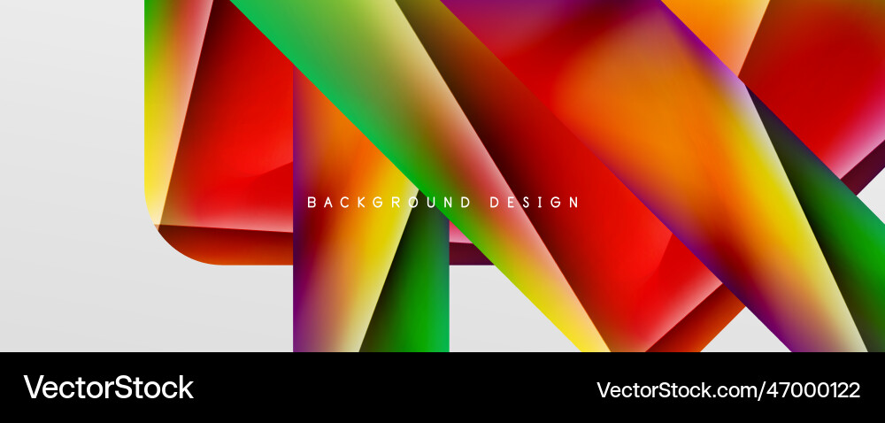 Triangle fluid color gradient abstract background Triangle fluid color gradient abstract background vector image