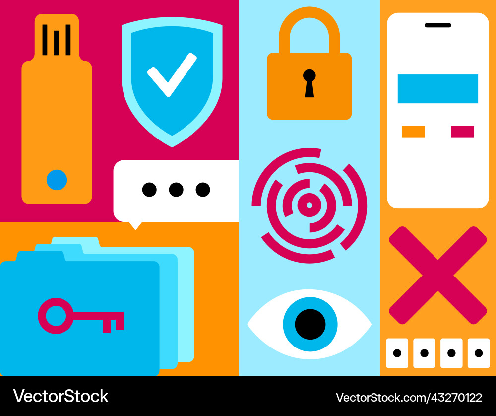 Two factor authentication Two factor authentication Vector Image