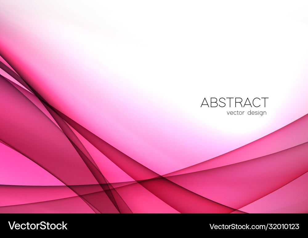 Color abstract transparent wave design element Color abstract transparent wave design element vector image