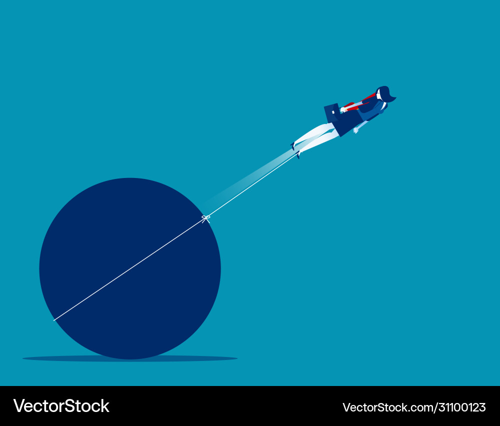 Obstacle that stop for development effort from Obstacle that stop for development effort from vector image