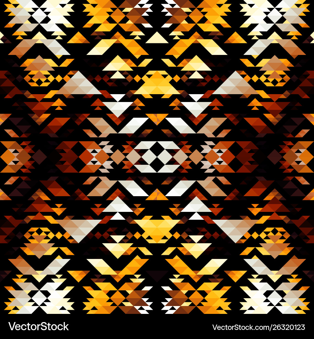 Seamless pattern background a triangles Seamless pattern background a triangles vector image