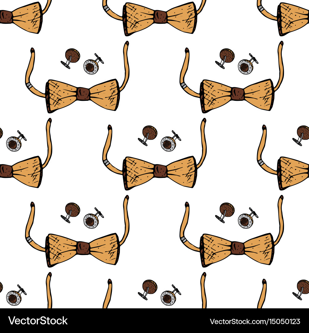 Seamless pattern with man symbols Vector Image