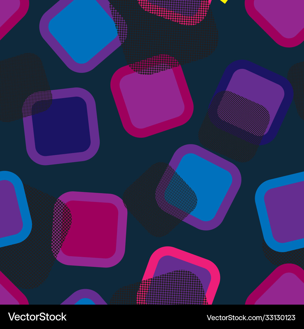 Seamless repeating multicolored squares background Seamless repeating multicolored squares background vector image