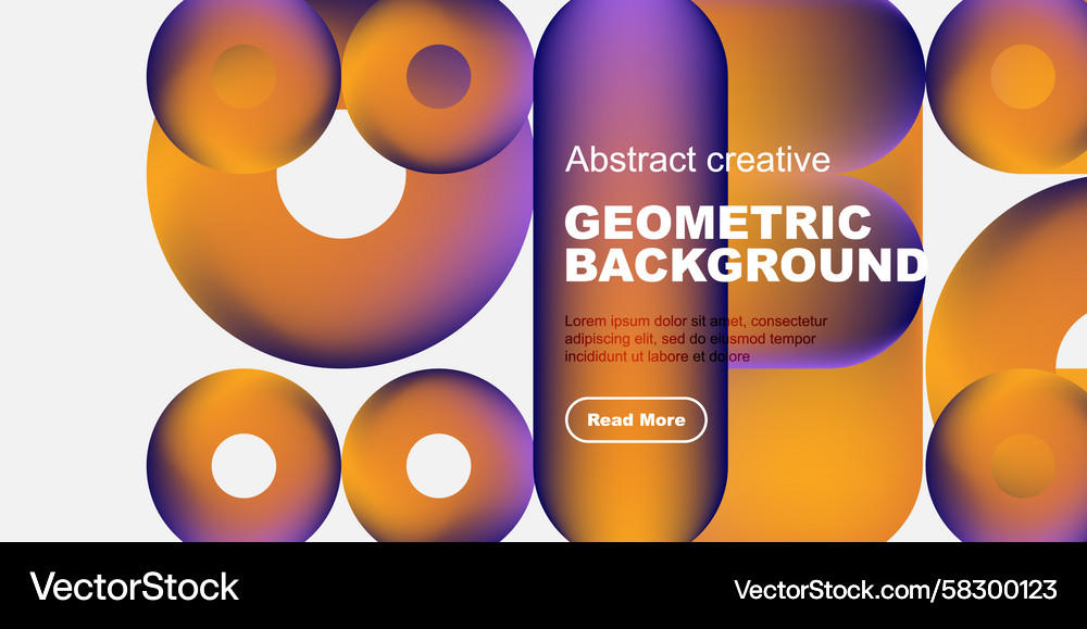 Vibrant geometric shapes overlap creating dynamic Vibrant geometric shapes overlap creating dynamic Vector Image