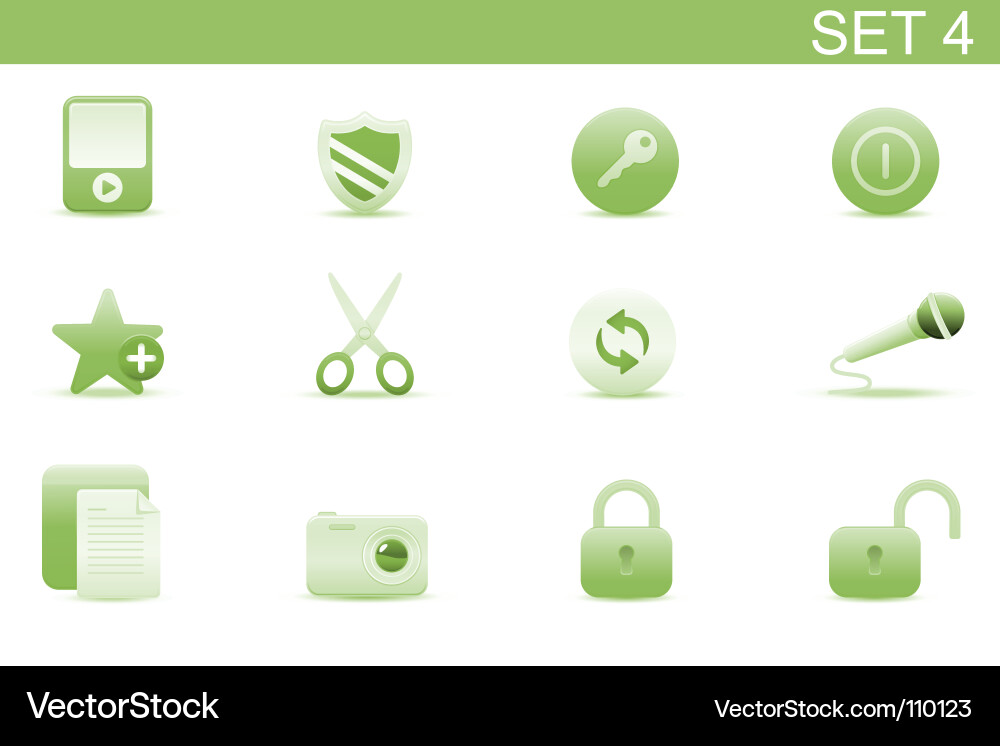 Web icons Vector Image