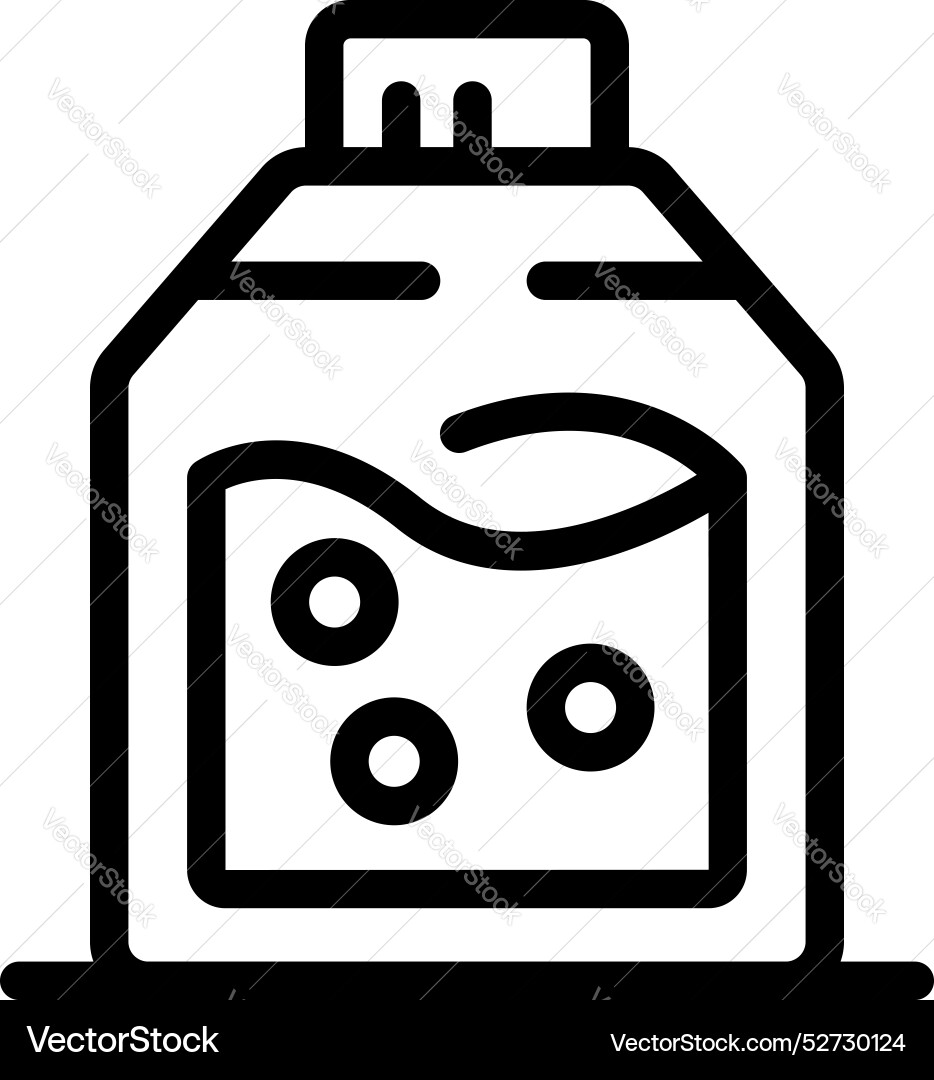 Bottle of fabric softener or laundry detergent Vector Image