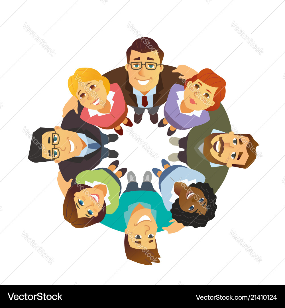 Business team - cartoon people character isolated Vector Image