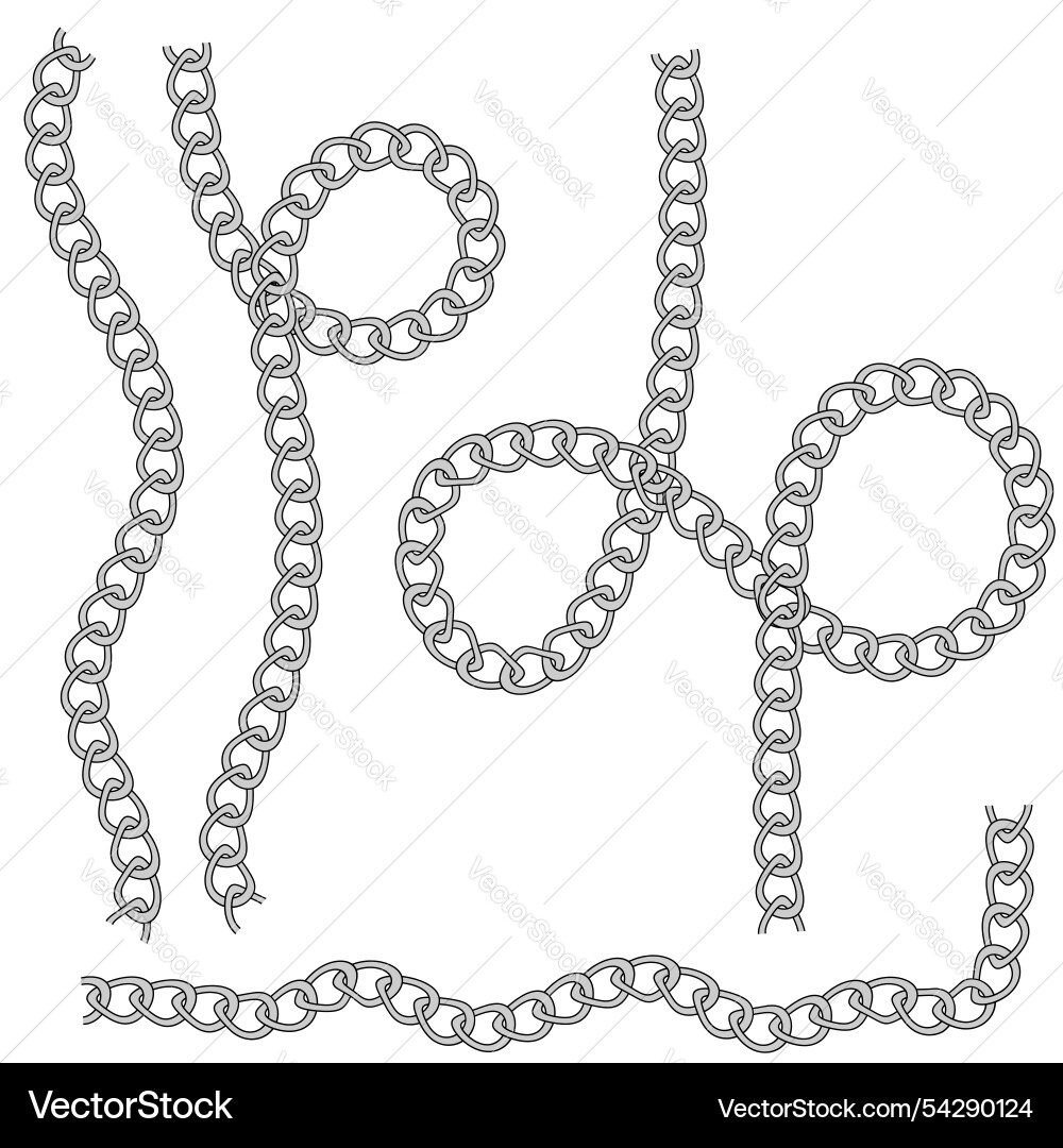 Chain pattern fabric background Chain pattern fabric background vector image