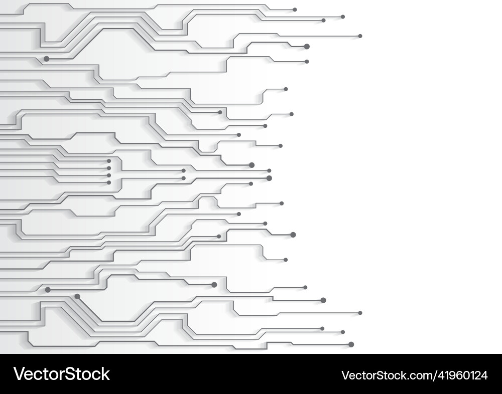 Circuit technology background with hi-tech Circuit technology background with hi-tech vector image