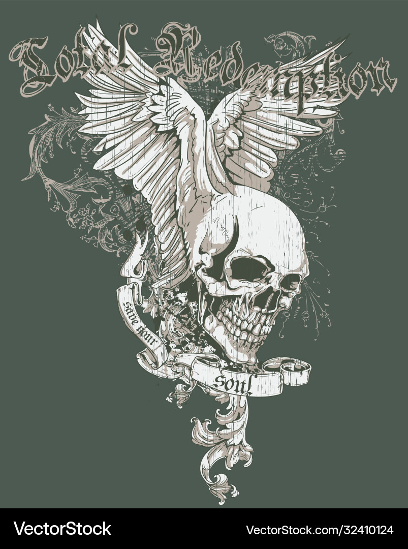Dark Angel Redemption Vector Image