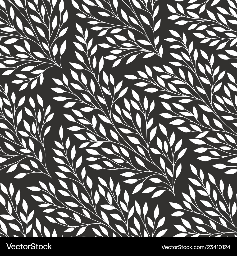Elegant Leaf Pattern vector image