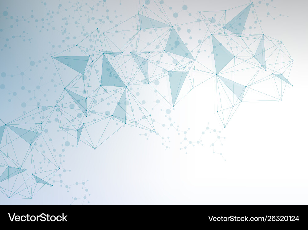 Geometric abstract background with connected line Geometric abstract background with connected line vector image