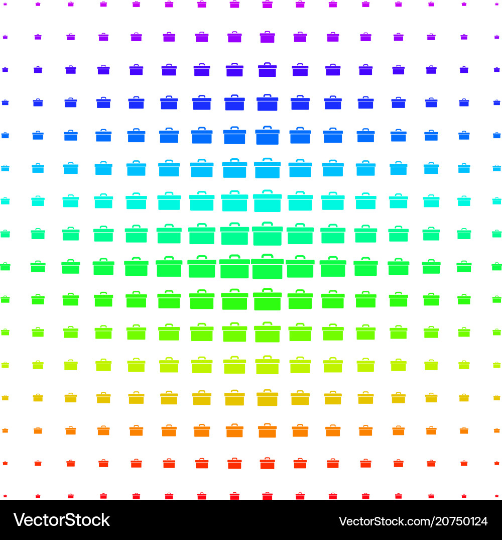 Toolbox shape halftone spectral effect Toolbox shape halftone spectral effect Vector Image