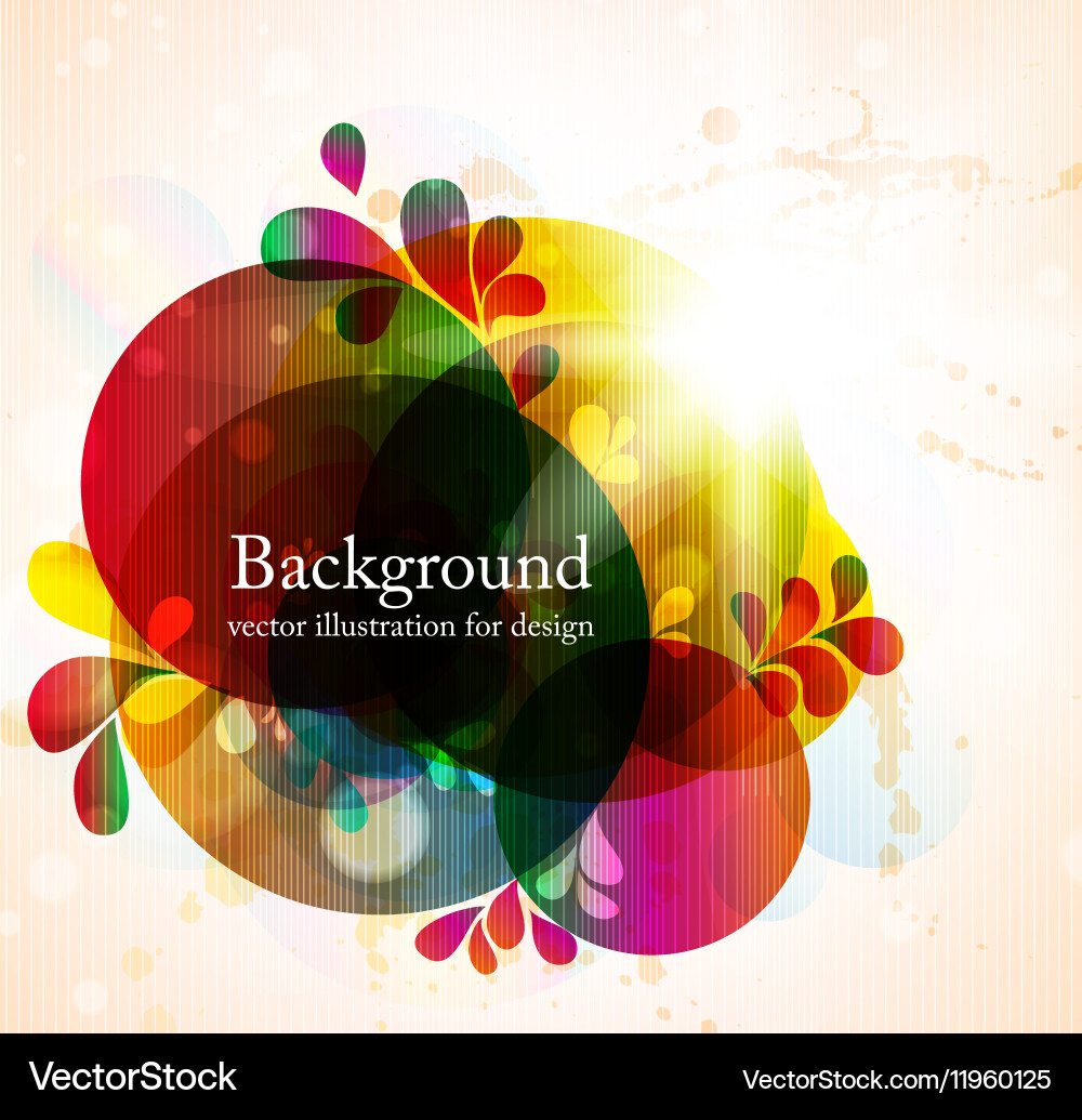 Abstract background in color vector image