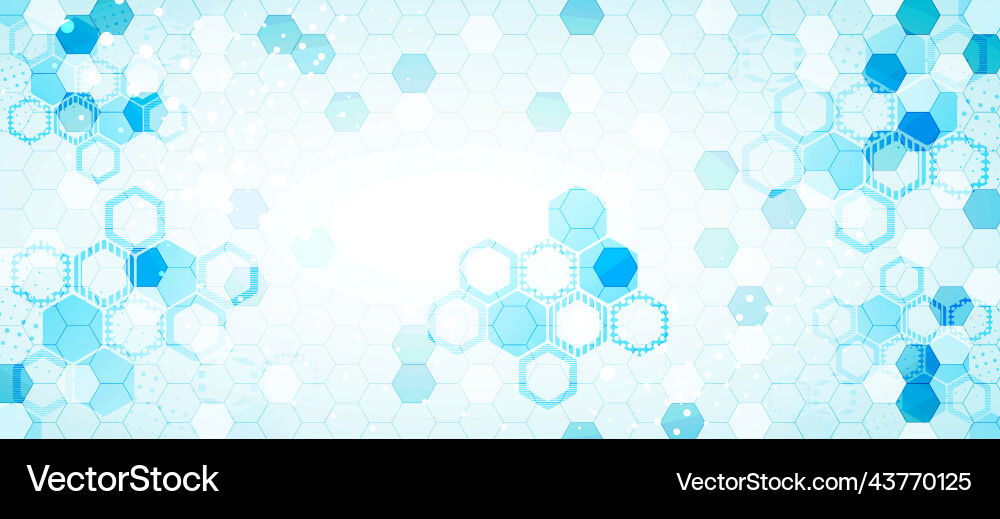 Abstract hexagon background for design works Abstract hexagon background for design works Vector Image