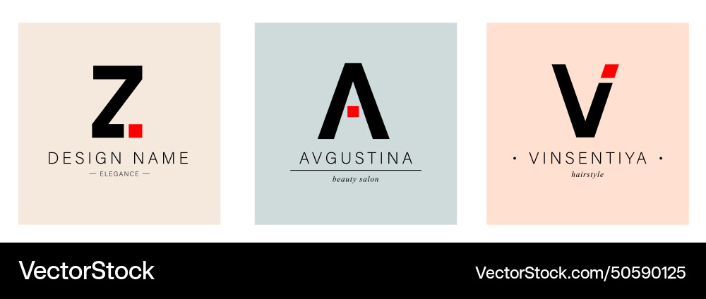 Bundle minimalistic logos monogram of letters z Bundle minimalistic logos monogram of letters z vector image