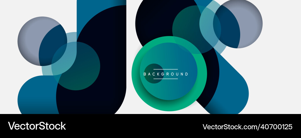 Circle and round shapes abstract background Circle and round shapes abstract background vector image