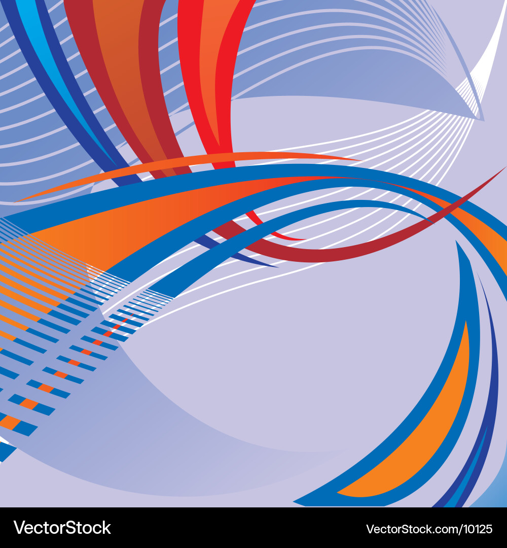 Dynamic Flow Background vector image