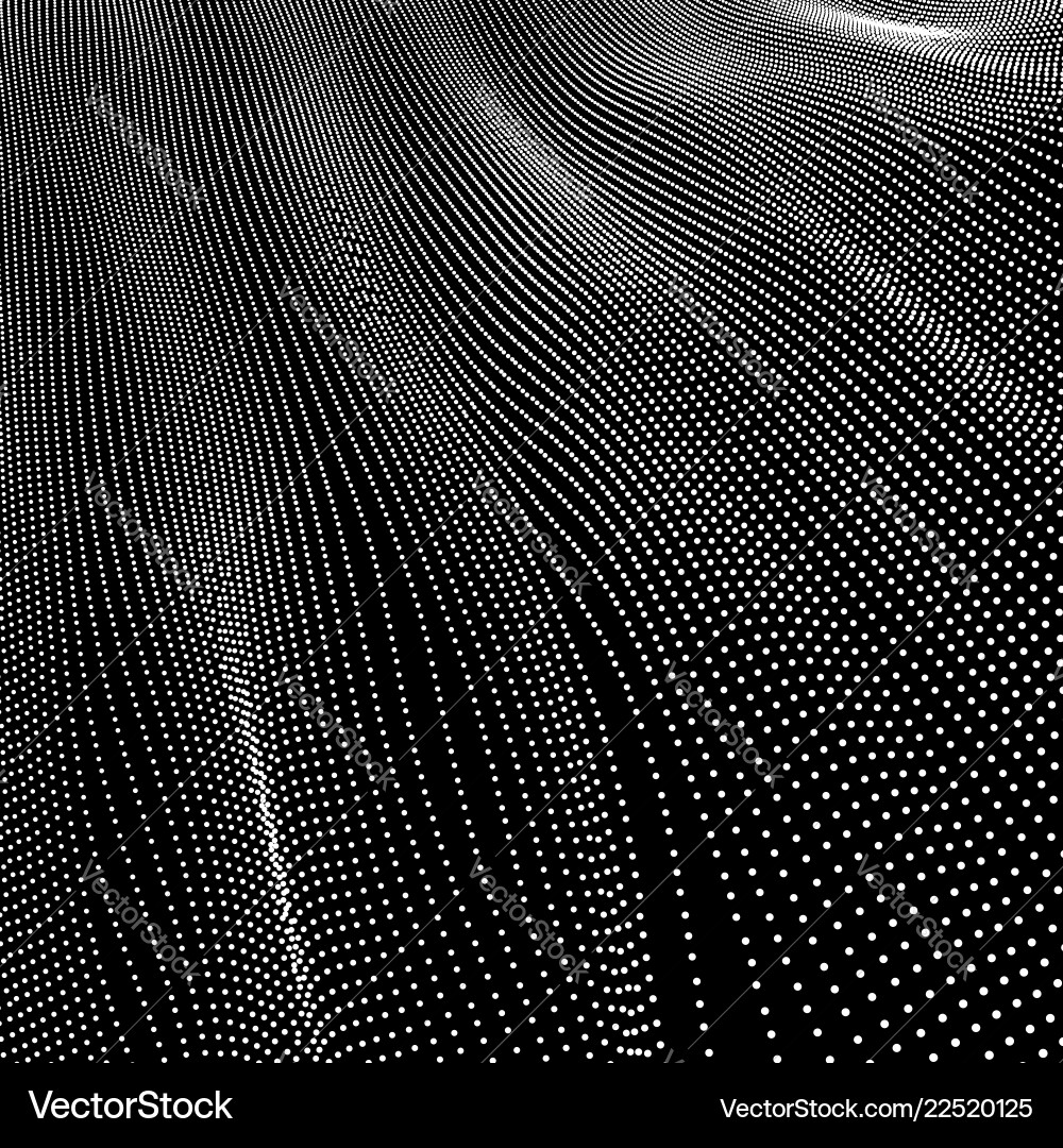 Dynamic Particle 3D Abstract vector image