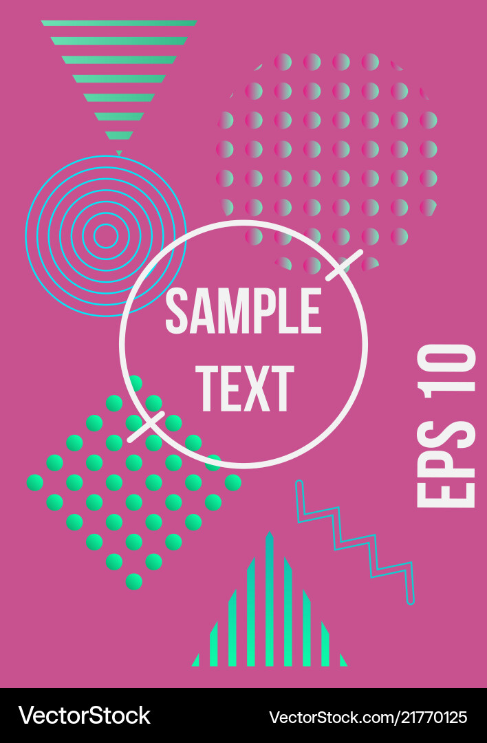 Minimum geometric coverage Vector Image
