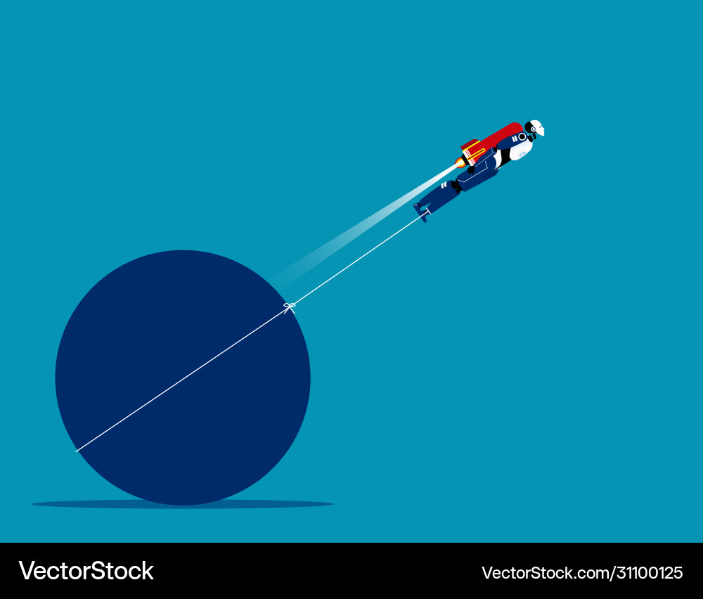 Obstacle that stop for development effort from Obstacle that stop for development effort from vector image