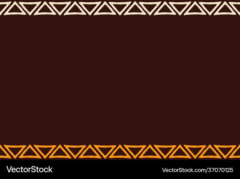 Seamless horizontal border pattern with hand Vector Image