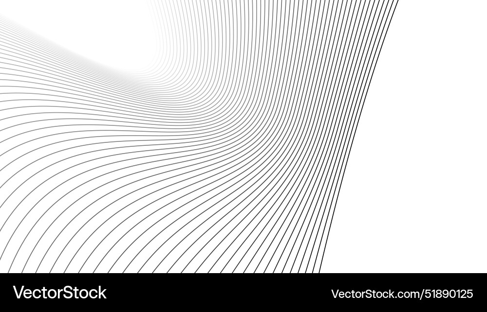 White background with wave curve line White background with wave curve line Vector Image