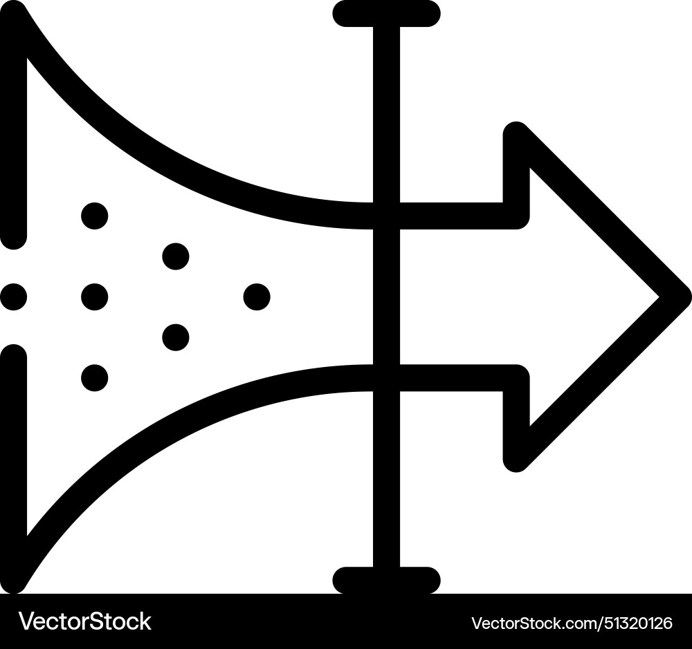 Air filter icon thin linear style design isolated Vector Image