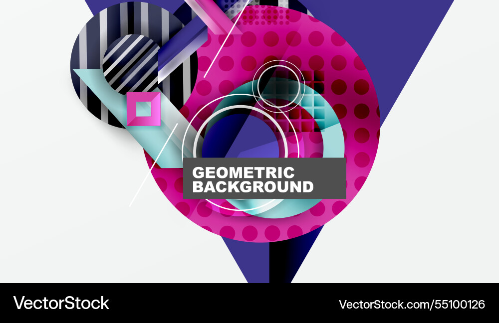Dynamic complex geometric abstract background Dynamic complex geometric abstract background vector image