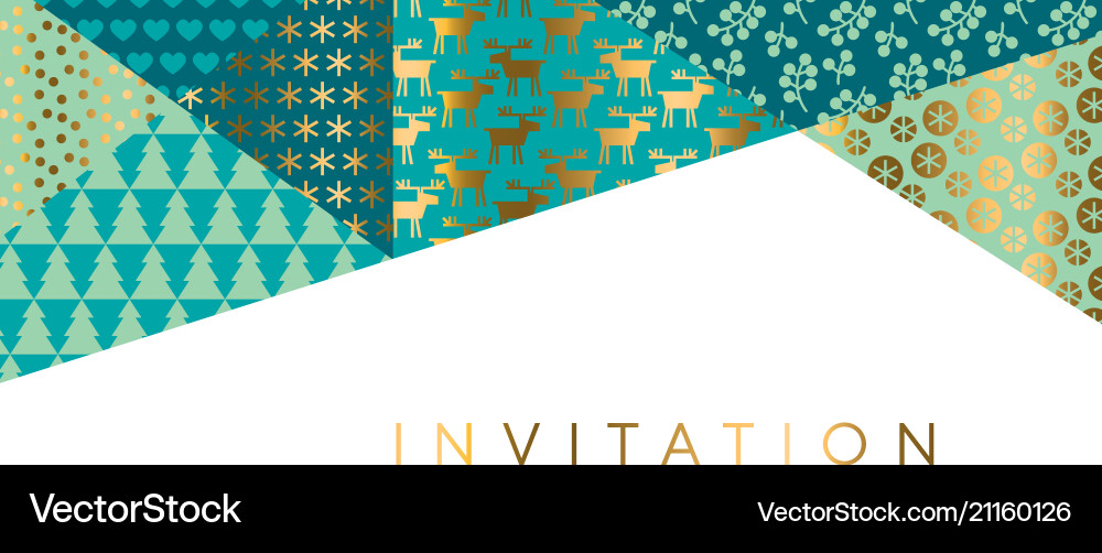 Geometric xmas patchwork pattern for header Geometric xmas patchwork pattern for header vector image
