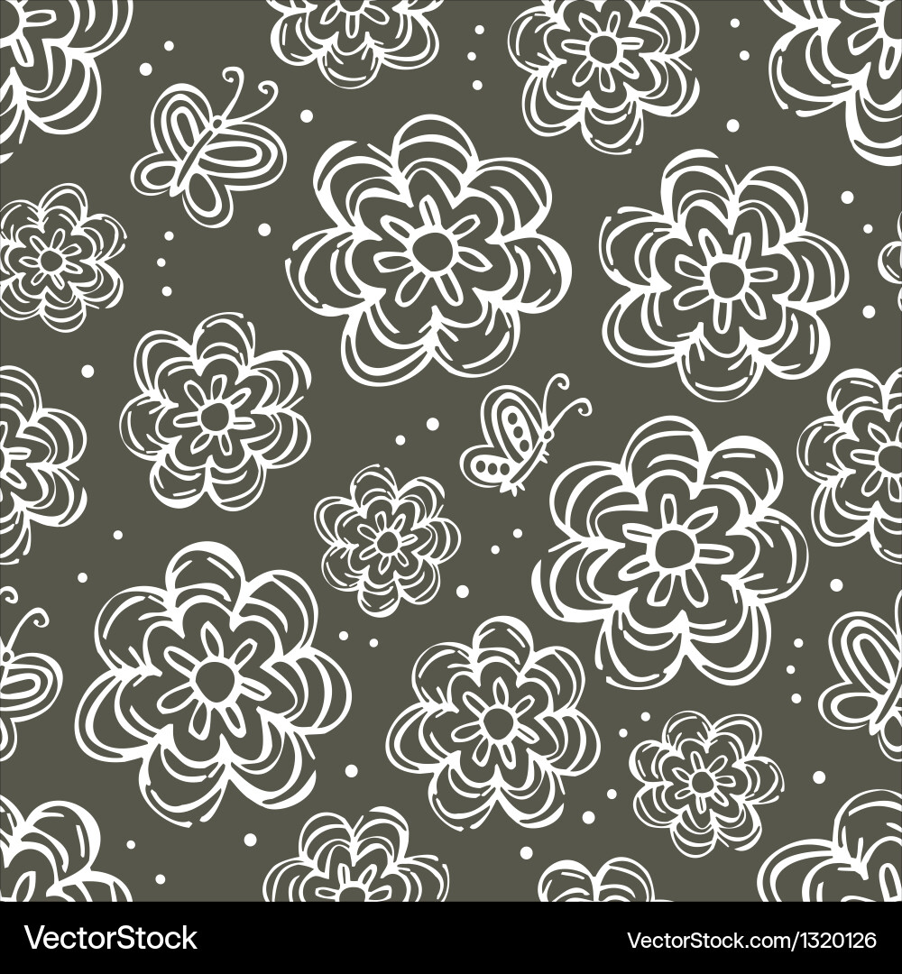 Retro pattern background vector image