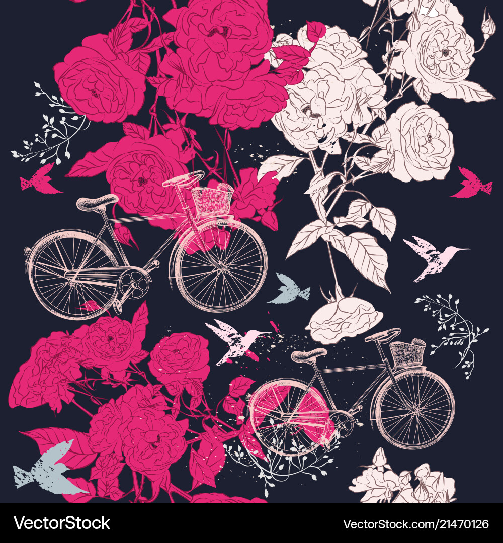 Seamless pattern or save the date card Vector Image
